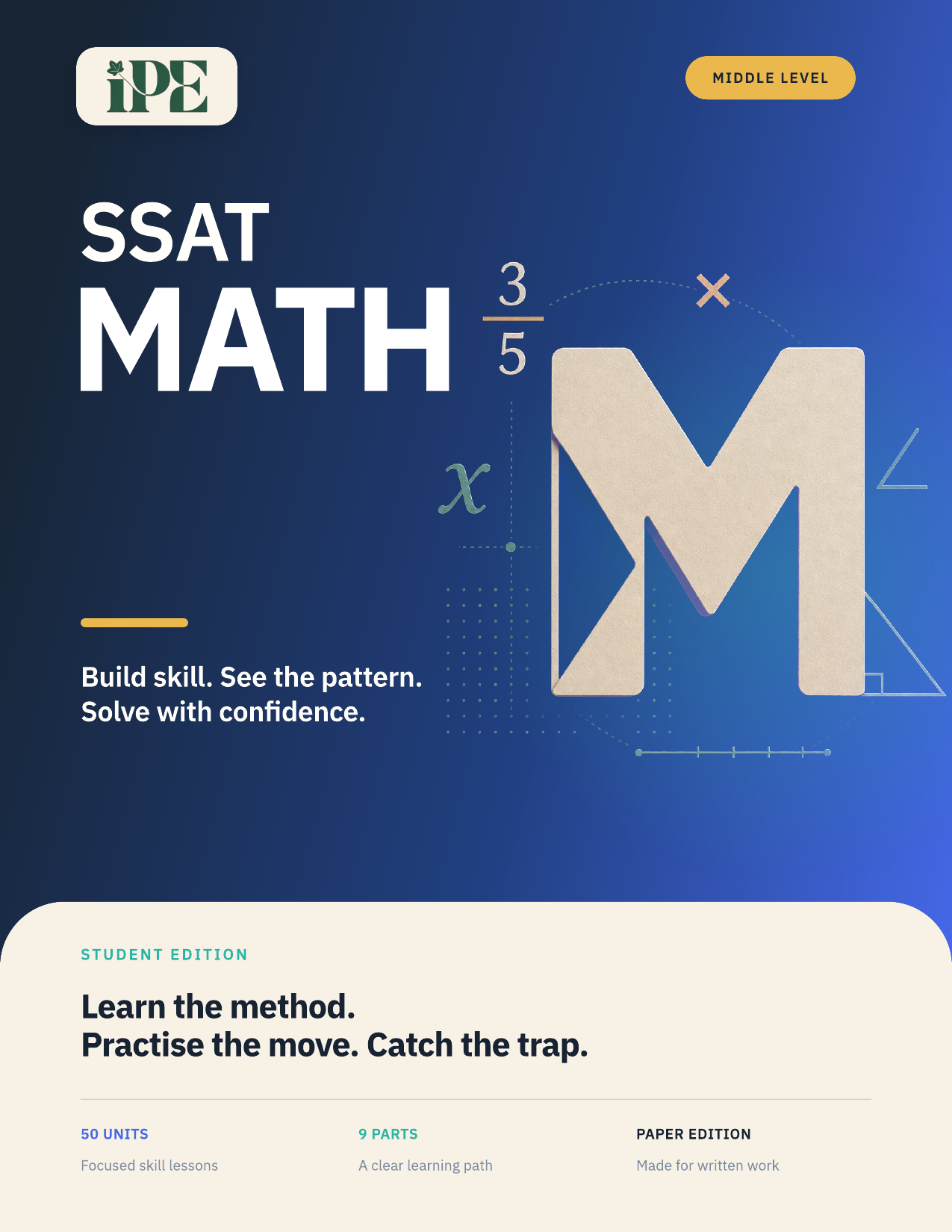 IPE SSAT Math, Middle Level